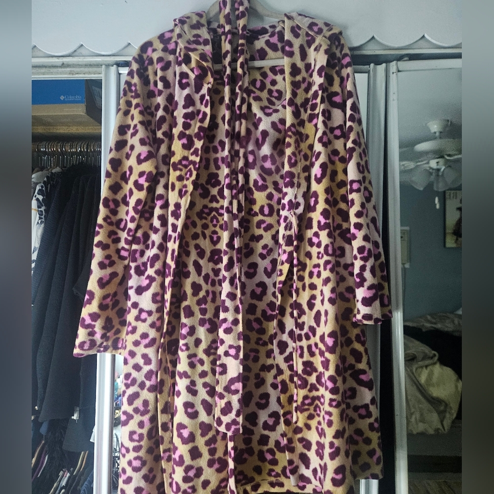 Leopard Print Women's Coat